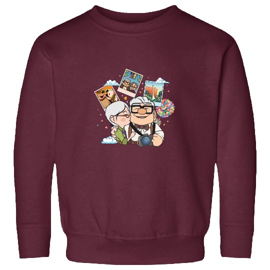 Adventure is Out There Disney Pixar Up Sweatshirts, Vintage Carl And Ellie Up House