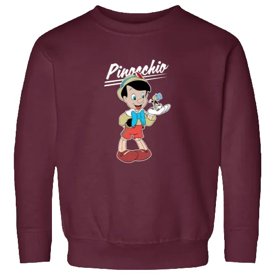 Retro Disney Pinocchio and Jiminy Cricket Sweatshirts