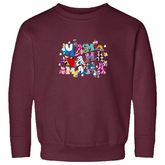Disney Mama Alice in Wonderland Sweatshirts, Disney Alice Cheshire Mom Sweatshirts