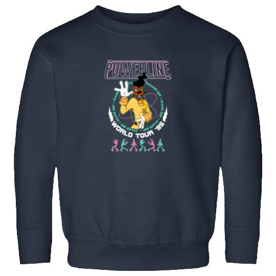Disney Powerline Goofy Movie Sweatshirts, Disney Goofy Movie Powerline