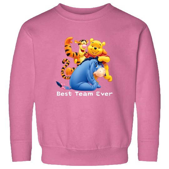Disney Best Team Ever Sweatshirts, Disneyworld Eeyore Winnie The Pooh Tiger Sweatshirts, Animal Kingdom Sweatshirts
