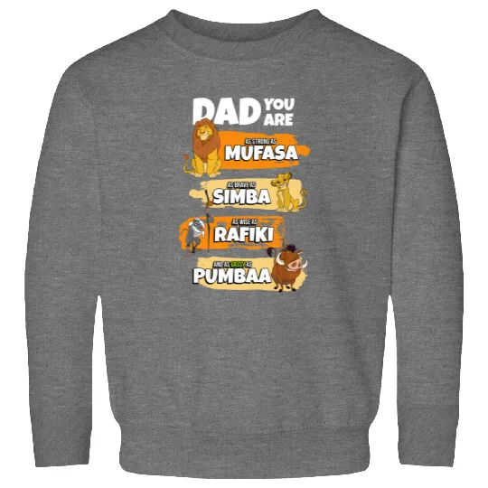 Disney The Lion King Dad You Are Word Stack Funny Sweatshirts