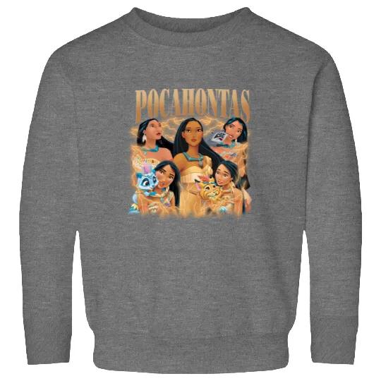 Pocahontas Bootleg Sweatshirts, Retro Disney Princess Sweatshirts