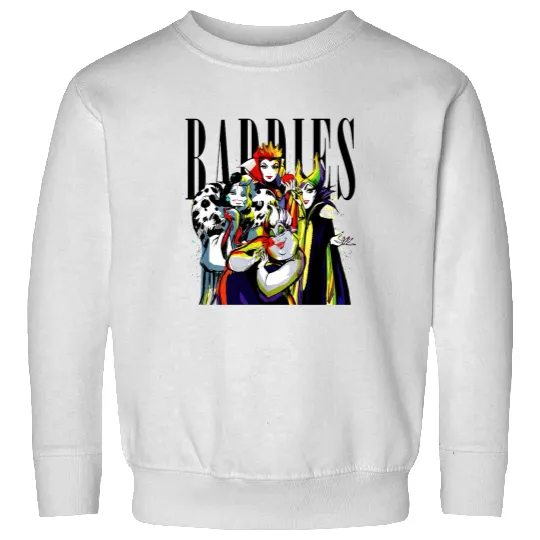 Disney Villians Baddies Graphic Design Maleficent Queen Cruella,Ursla Sweatshirts