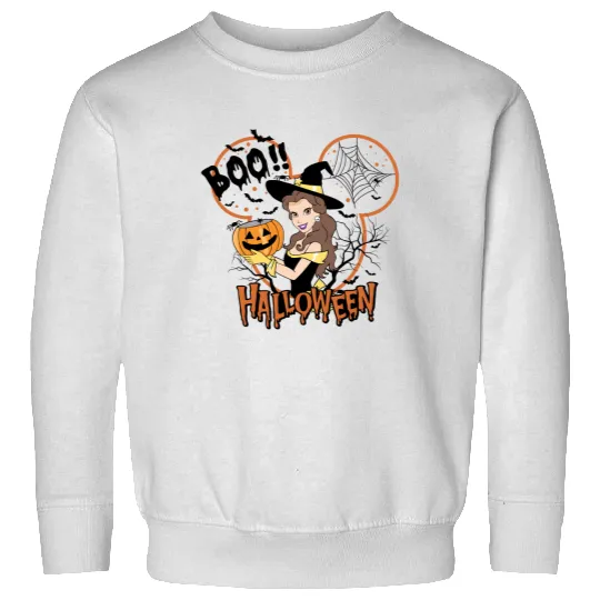 Disney Princess Halloween Boo Sweatshirts,Halloween Mickey Boo Sweatshirts