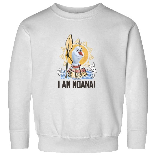 Funny Disney Olaf Presents Moana Costume Sketch Sweatshirts, WDW Trip  Sweatshirts Family Birthday Gift