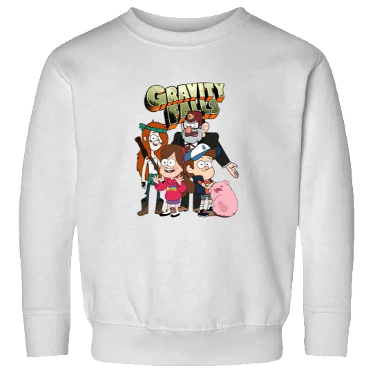 Gravity Falls Family Dynamics Sweatshirts, Disney Gravity Falls 90s Sweatshirts