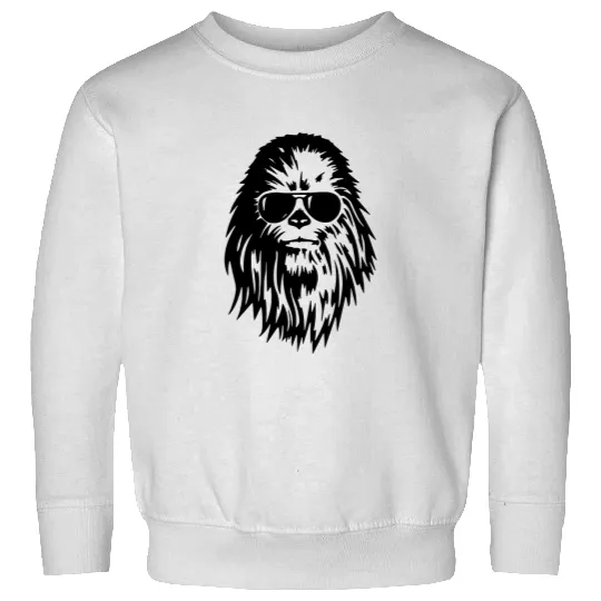 Chewbacca with Sunglasses  Disney Star Wars Adult Unisex Sweatshirts, Star Wars Gift Idea