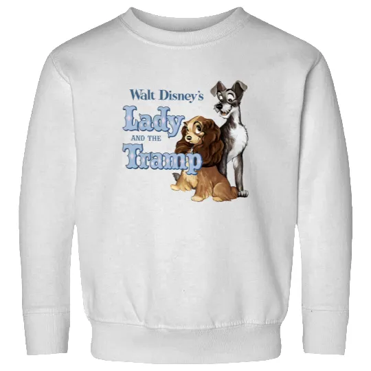 Lady and the Tramp Sweatshirts, Disney Lady and the Tramp Retro Sweatshirts