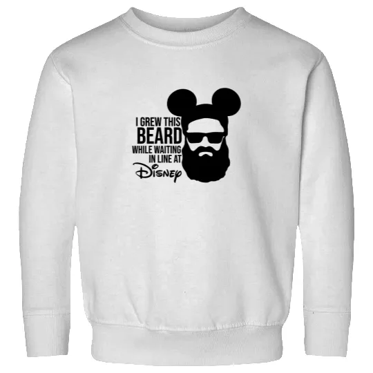 I Grew This Beard Waiting Soft Cotton Sweatshirts - Disney Sweatshirts - Disney Dad Sweatshirts