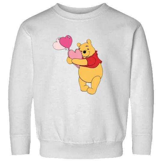 Winnie The Pooh Disney Valentine Sweatshirts, Valentine's Day Sweatshirts, Love Couple Sweatshirts