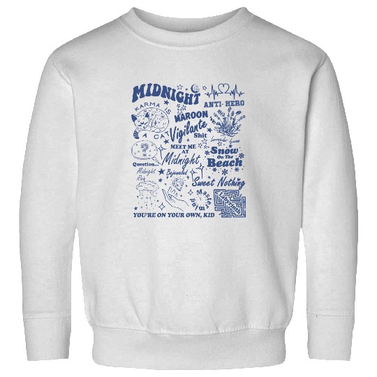 Discover The Eras Tour Sweatshirts, Taylor Taylor version Eras, Midnights Album, Eras Tour Monochrome Sweatshirts