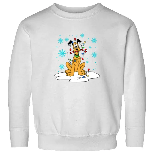 Disney Christmas Sweatshirts, Pluto Christmas Sweatshirts, Disney Pluto Sweatshirts