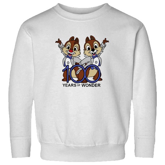 Disney 100 Years of Wonder, 100 year Anniversary, Chip n Dale Sweatshirts