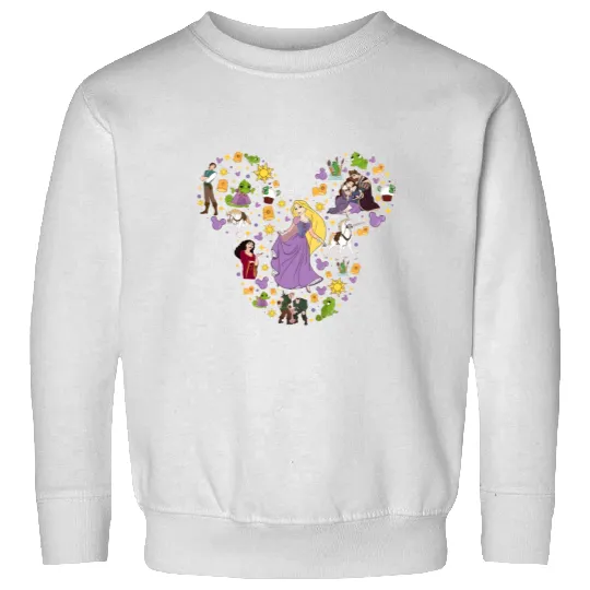 Disney Princess Mickey Head Sweatshirts, Rapunzel Tangled Sweatshirts