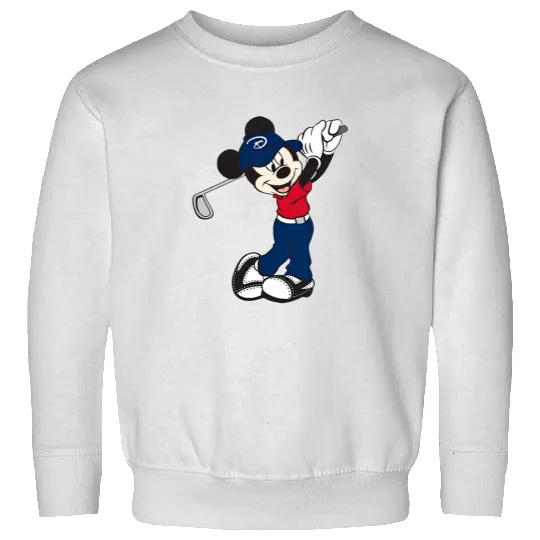 Mickey Golf Sweatshirts, Sweatshirts, Sweatshirts, Disney Unisex Sweatshirts