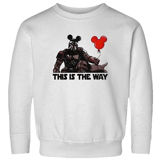 The Mandalorian This Is The Way Mickey Mouse Ears Sweatshirts Disney Trip 2023 Sweatshirts