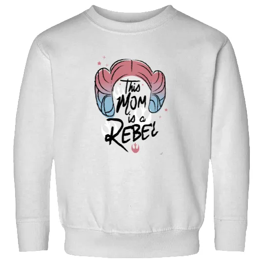 Retro Star Wars Princess Leia Sweatshirts, This Mom Is A Rebel Sweatshirts, Disney Mother's Day