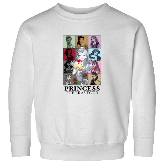 Princess Eras Tour Sweatshirts, Disneyland Princess Tour Sweatshirts