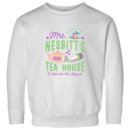 Buzz Lightyear Mrs Nesbitts Tea House To Infinity And Beyond Sweatshirts,  Magic Kingdom Disneyland Family Vacation Gift