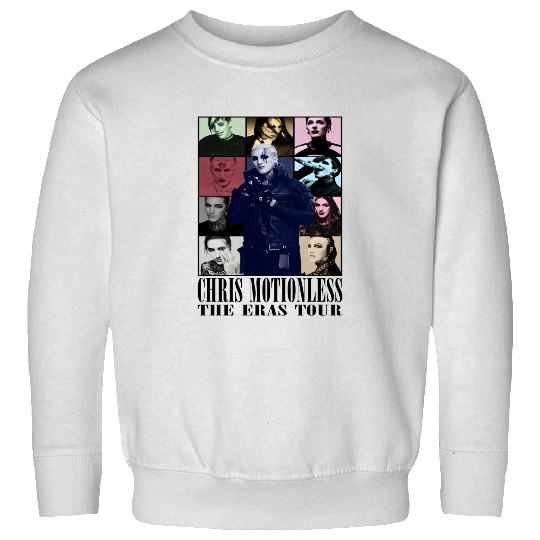 Discover Chris Motionless Eras Tour Motionless in white Band logo Sweatshirts