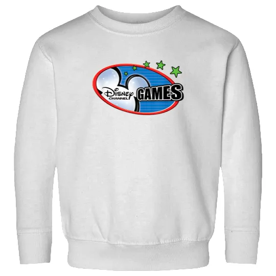 Disney Channel Games Logo Sweatshirts, Mickey Disney Gamer Sweatshirts, Disneyland Epcot Sweatshirts, Gamer Kids Sweatshirts