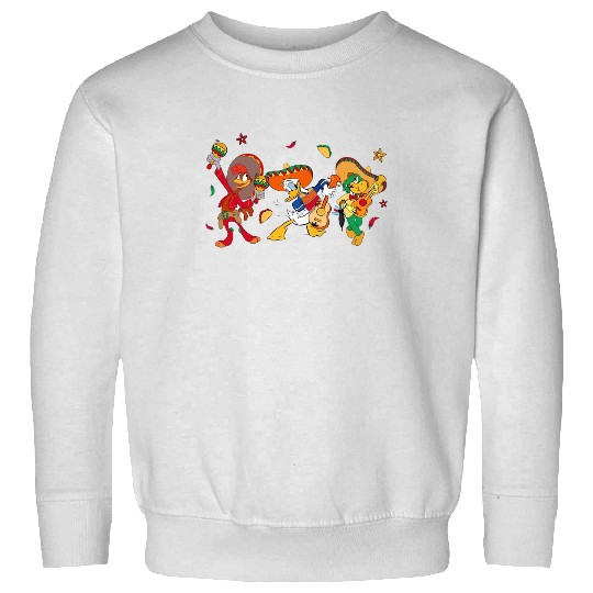 Retro The Three Caballeros  Sweatshirts, Jose Donald Duck Panchito, Disney Cinco De Mayo Fiesta Sweatshirts
