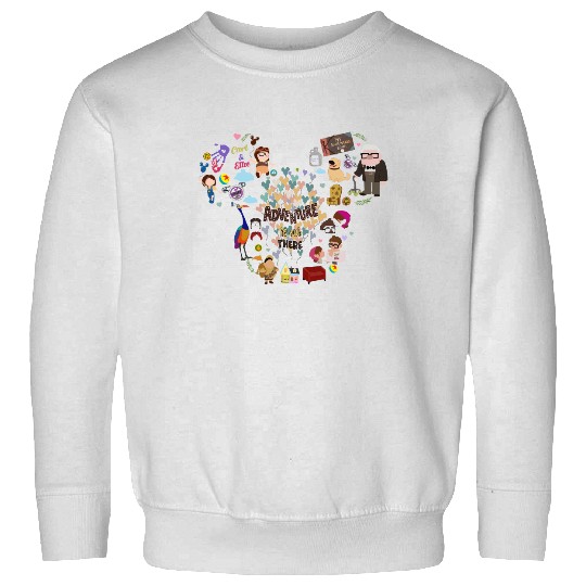 Up Movie  Sweatshirts, Adventure Is Out There Sweatshirts, Disney Up Sweatshirts