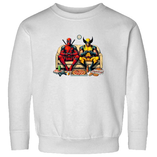 Deadpool Sweatshirts, Disney Superhero Funny Sweatshirts, Disney Wolverine