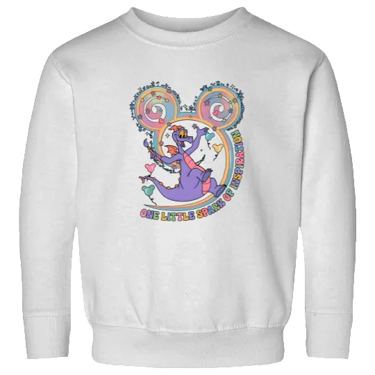 One Little Spark Of Inspiration  Sweatshirts, Disney Figment Dragon Sweatshirts