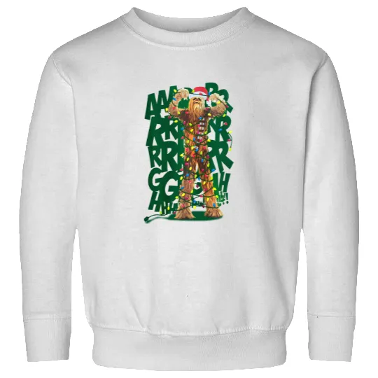 Disney Parks Star Wars Chewbacca Christmas Lights Sweatshirts