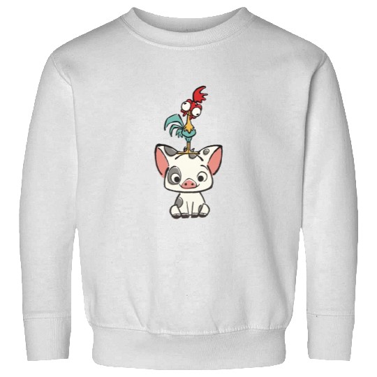 Colors Disney Moana Sweatshirts, Hei Hei and Pua Sweatshirts