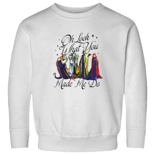 Evil Queen Malificent Cruella Ursula Sweatshirts, Disney Villains Sweatshirts