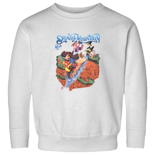 Vintage Disney Splash Mountain Sweatshirts, Disney Mountain Sweatshirts, Brer Rabbit, Brer Bear, Water Ride Disneyworld Sweatshirts