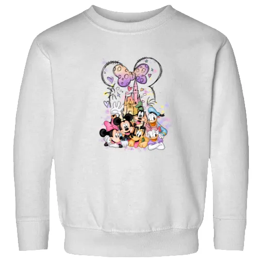 Disney Minnie Castle Sweatshirts, Disney Characters Sweatshirts , Minnie Mouse and Friends Sweatshirts,Minnie Birthday Sweatshirts