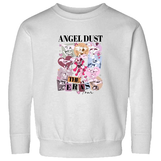 Hazbin Hotel Angel Dust Eras Tour  Sweatshirts, Hazbin Hotel Characters Sweatshirts