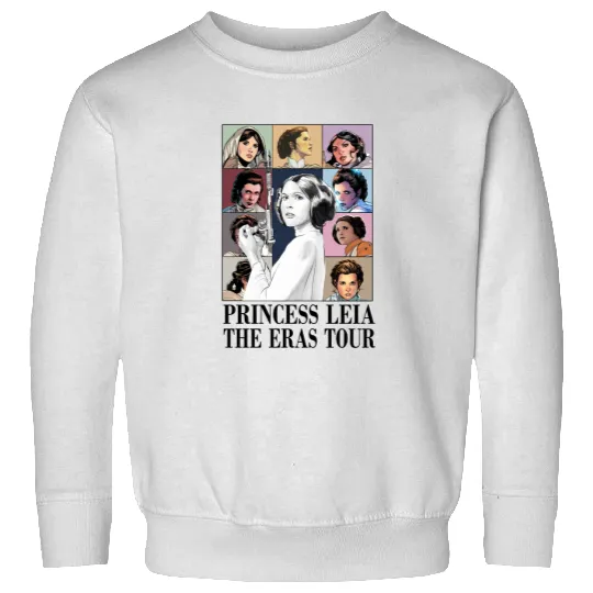Princess Leia Eras Tour Sweatshirts, Vintage Princess Leia Sweatshirts