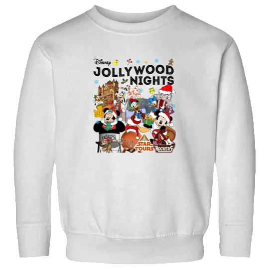 Disney Christmas Hollywood Studios Jollywood Nights Sweatshirt