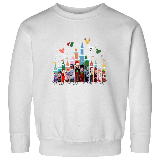 Discover Disney Villains Christmas  Sweatshirts, Disney Castle Christmas Sweatshirts, Disney Villain Sweatshirts, Christmas Party Sweatshirts,Matching Xmas Sweatshirts