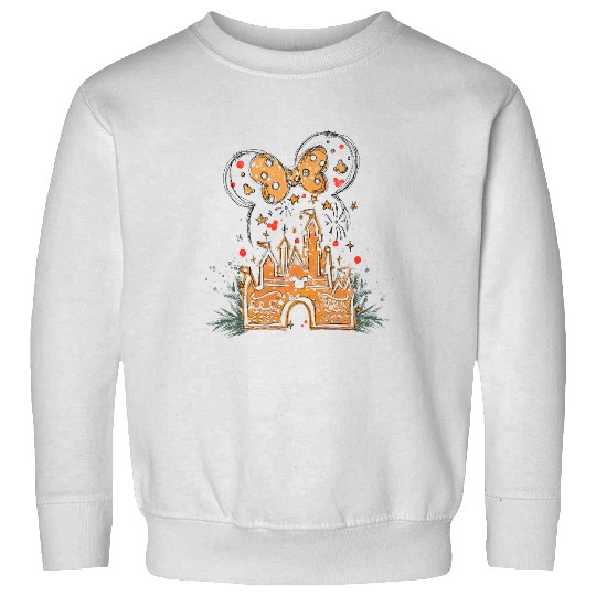 Disney Castle Gingerbread Minnie Mouse Christmas Sweatshirt, Mickeys Very Merry Christmas Sweatshirt