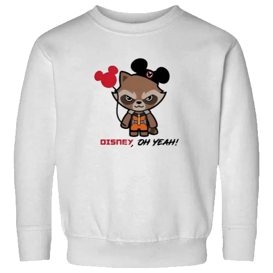 Disney Rocket Raccoon Mickey Ears Sweatshirts, Disney Guardians Of The Galaxy Sweatshirts