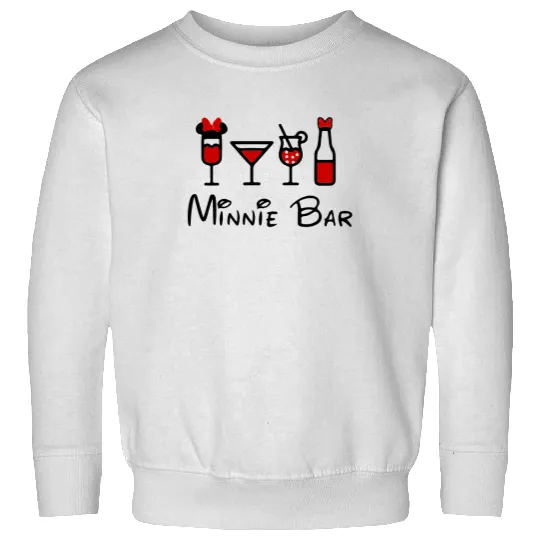 Minnie Bar Sweatshirts, Disney Sweatshirts, Drinking Sweatshirts, Drinking Around the World Sweatshirts