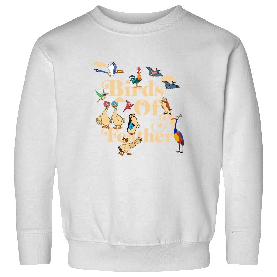 Disney Bird Characters Bird of a Feather Sweatshirts, Hei Hei Kevin Zazu Matching Sweatshirts