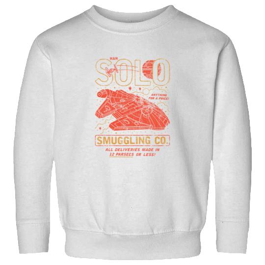 Vintage Disney Star Wars  Sweatshirts, Millenium Falcon, Star Wars Han Solo Smuggling Co Sweatshirts