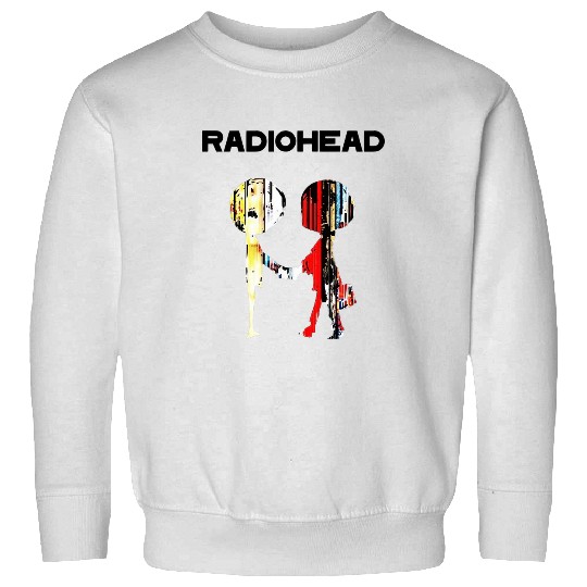 Shake hands in Black Radiohead Sweatshirts