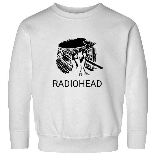 Scared in Black Radiohead Sweatshirts