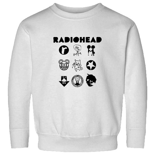 Radiohead Black All Icon Sweatshirts