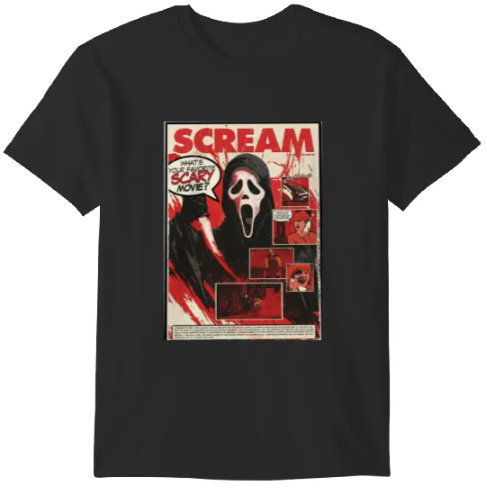 Discover Scream Scary Movie T-Shirts