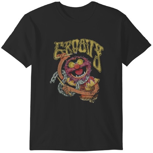 Disney The Muppets Groovy Animal 60's Style Distressed T-Shirts