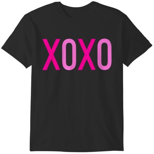 Discover Pink Xoxo Valentines Day Couple Costume Womens Mens T-Shirts